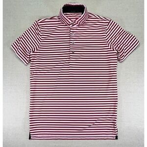 GREYSON Men's Small Stripe Performance‎ Stretch Golf Polo Shirt Outdoor